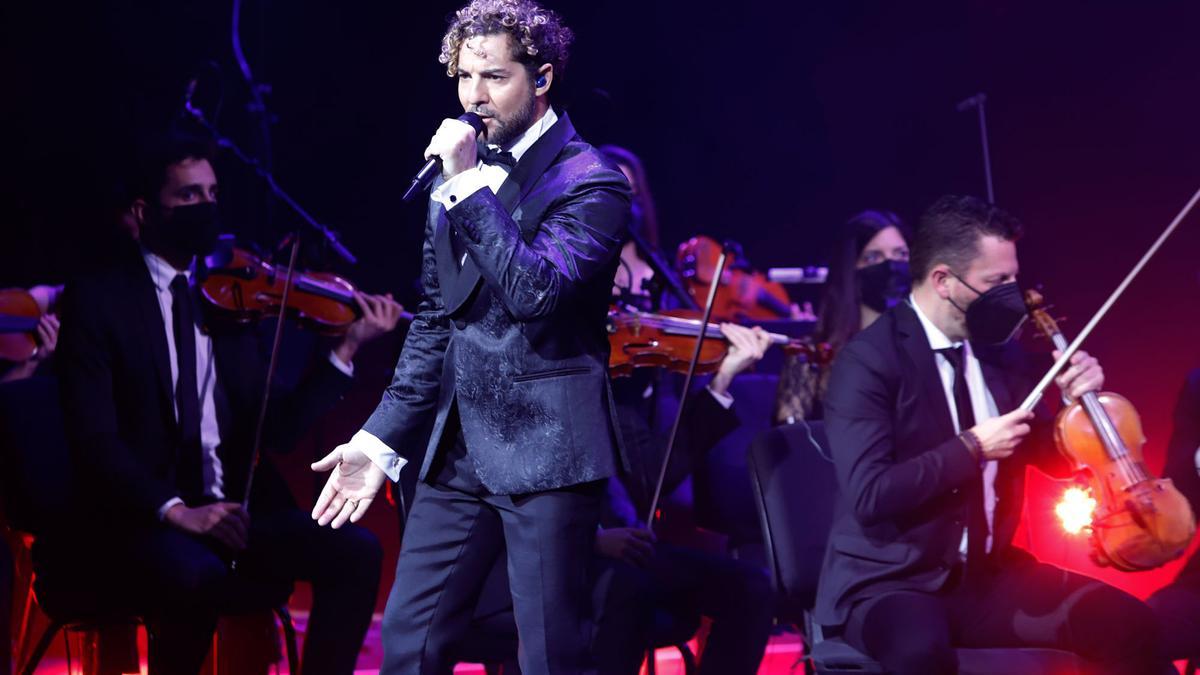 David Bisbal en el Teatro Cervantes.