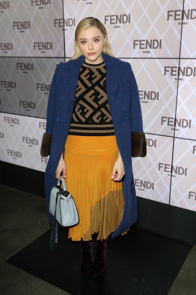 Chloe Grace Moretz en el desfile de Fendi