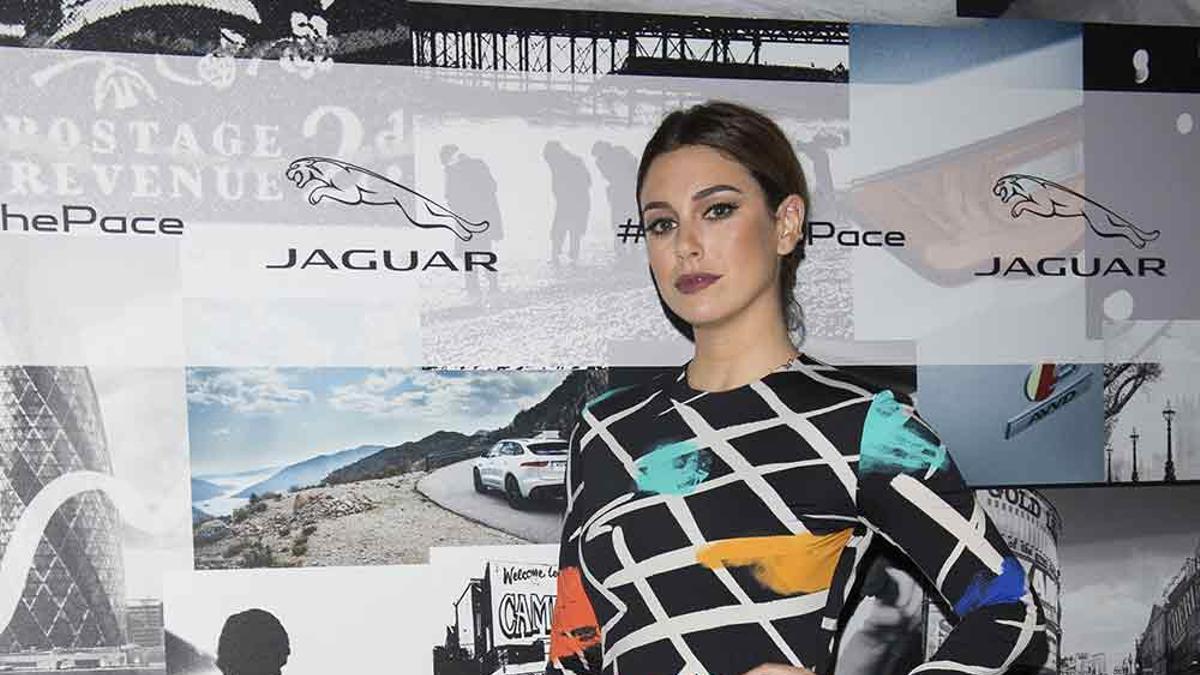 Blanca Suárez en la presentación de un nuevo coche de Jaguar