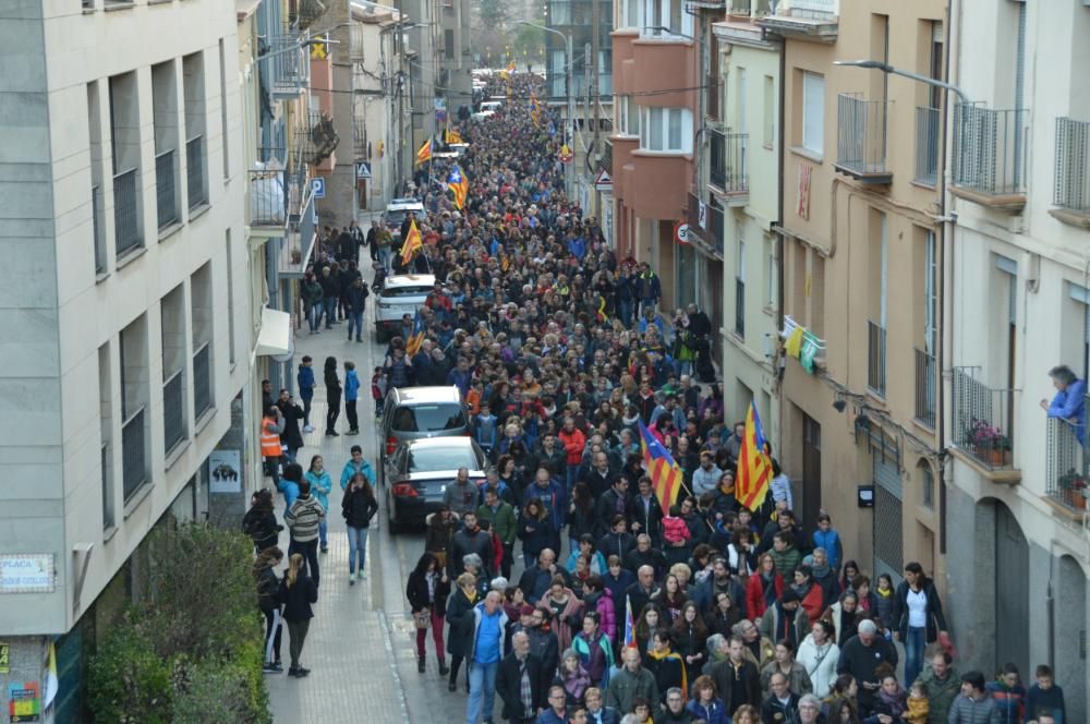 Berga omple els carrers amb una de les mobilitzaci