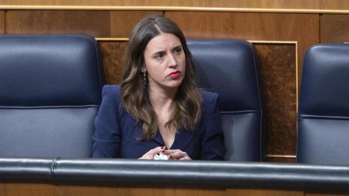 La ministra de Igualdad, Irene Montero. EFE