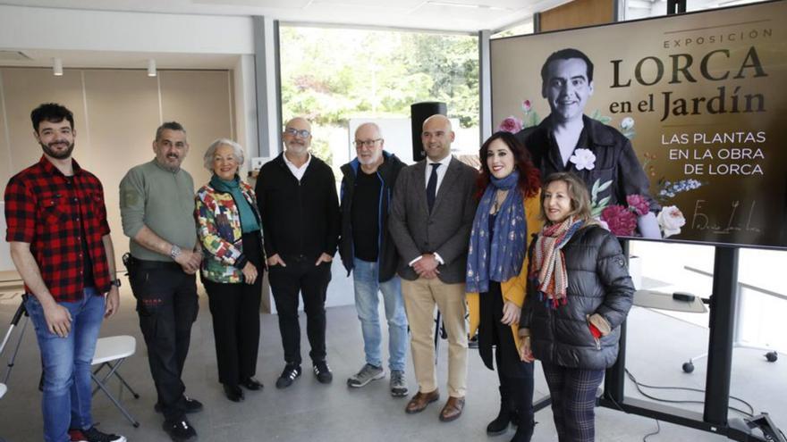 Un momento de la presentación de los actos de celebración del Jardin Botánico. | Ángel González