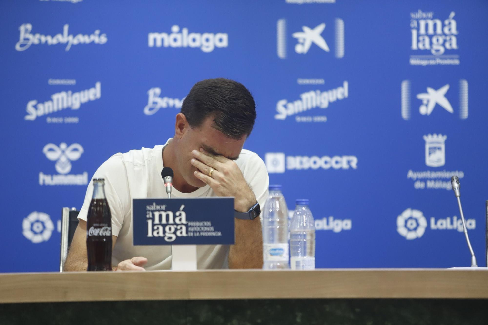 Despedida de Pablo Guede como entrenador del Málaga CF