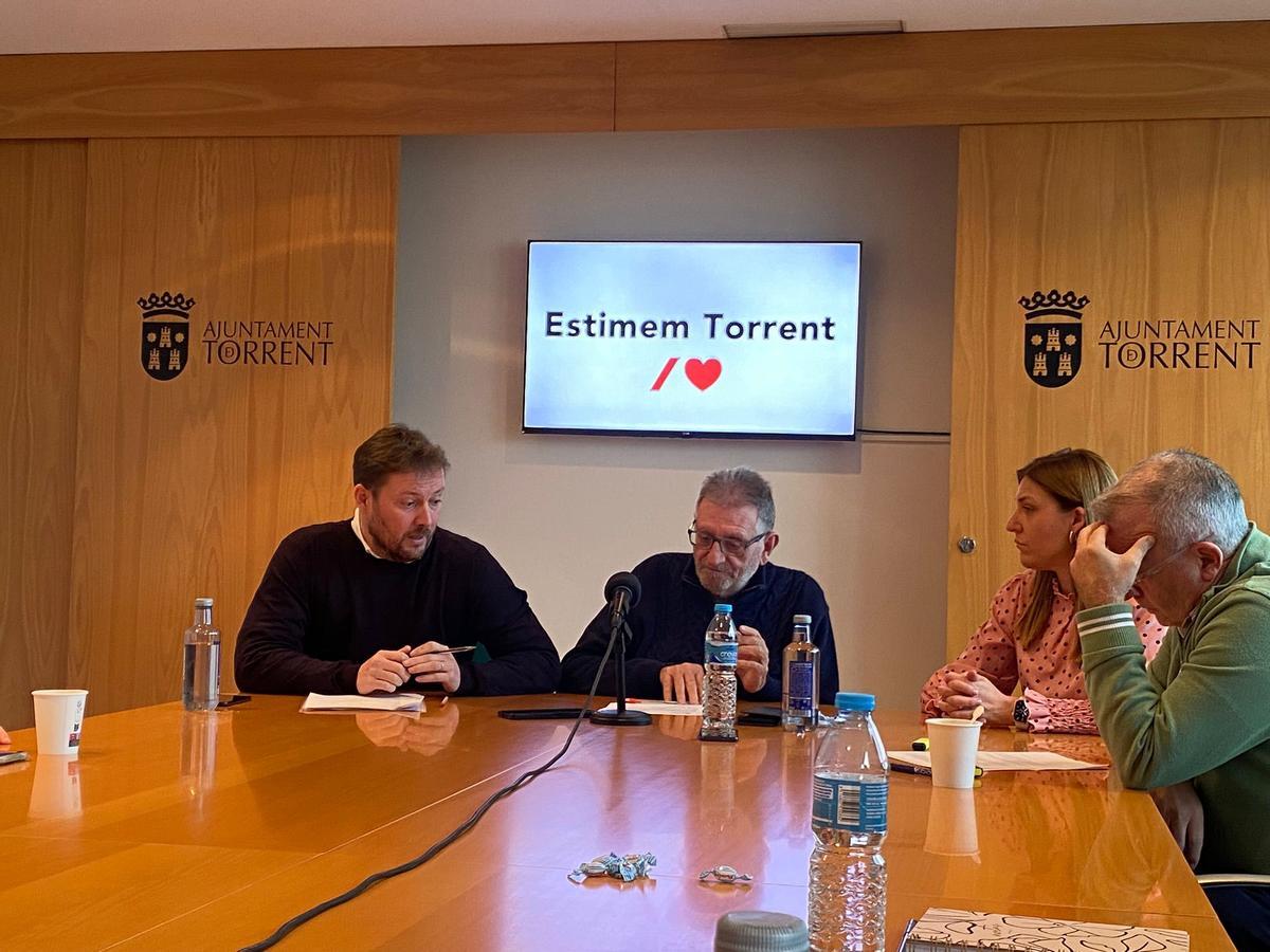 Andrés Campos, Jesús Ros, Inmaculada García y Pascual Martínez