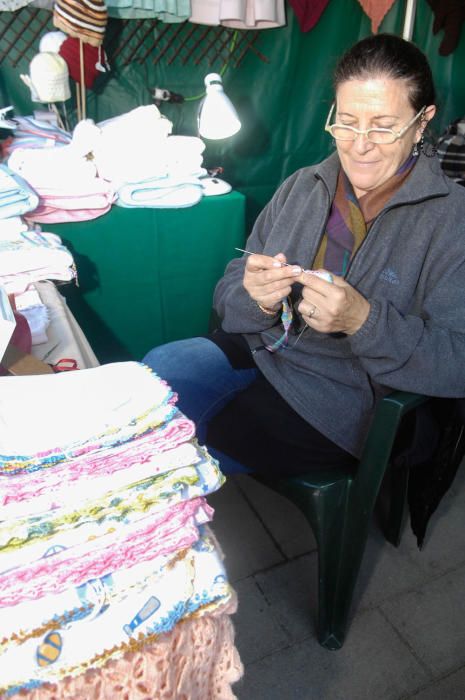 Feria de productos de la tierra en San Mateo