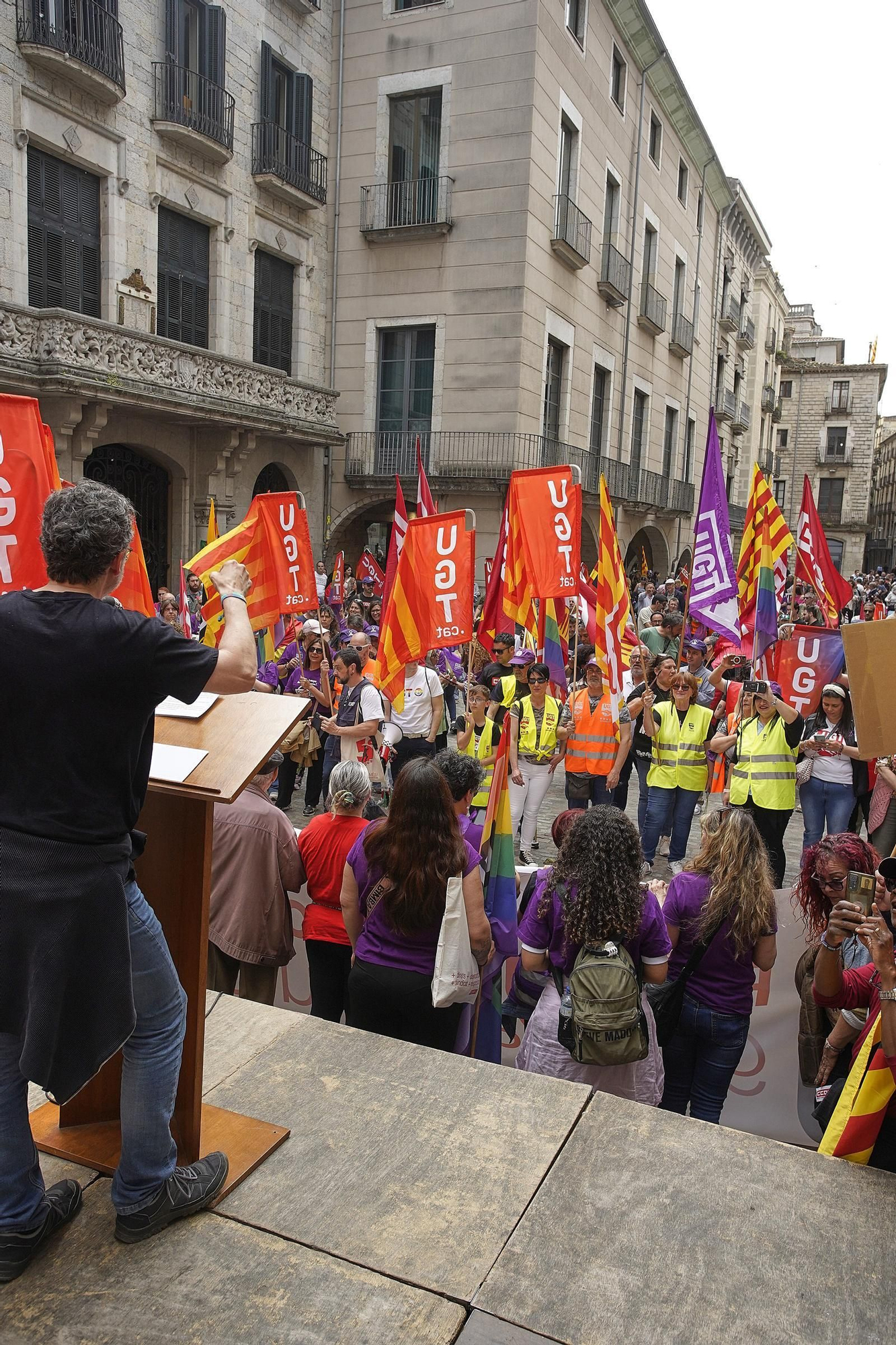 El sindicalisme gironí reclama reduir la jornada i fenar els accidents laborals