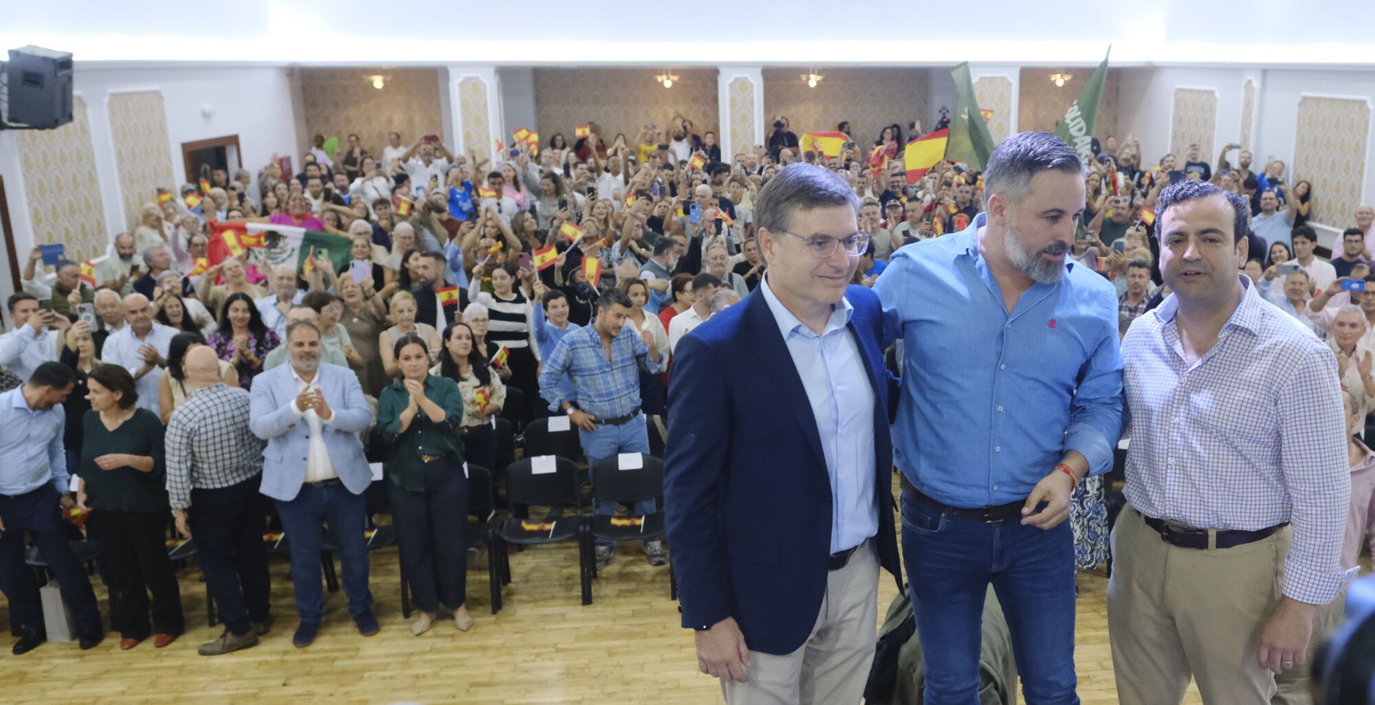 Acto de Santiago Abascal en el Círculo Mercantil