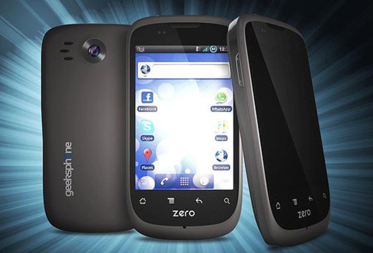Zero, l’últim model de Geeksphone. Zero, l’últim model de Geeksphone.