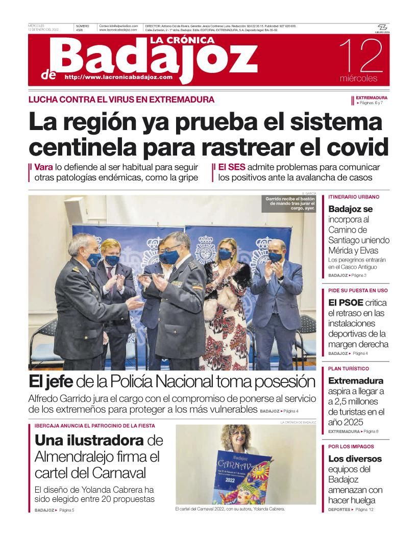 Consulta la portada correspondiente al día 12 de enero del 2022