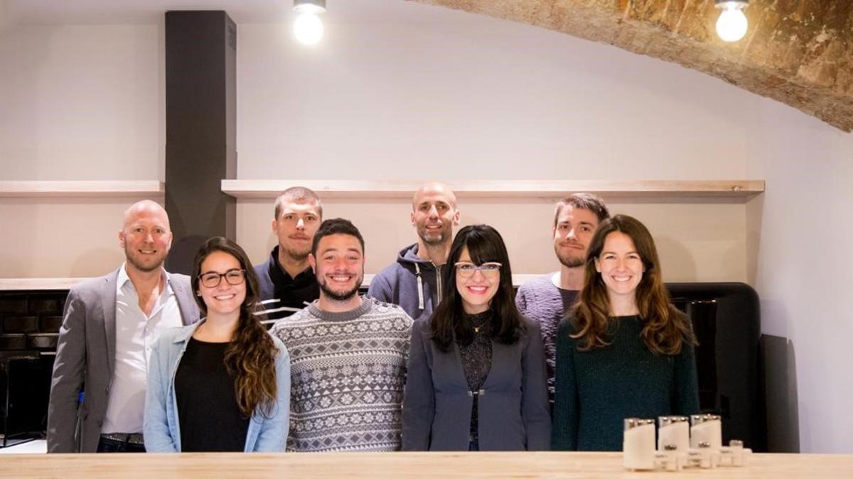 El equipo de la startup Tapp Water.