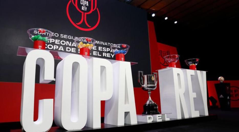 Imagen del sorteo de la Copa del Rey.