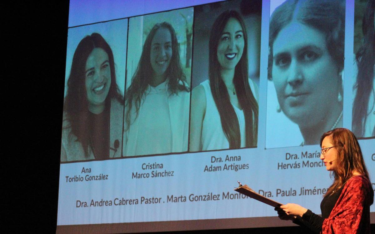 Un momento del acto de reconocimiento