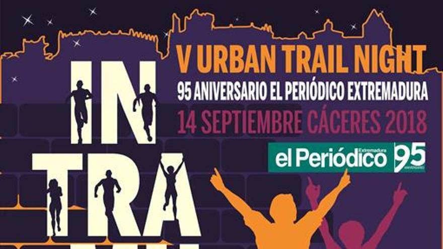 La carrera nocturna conmemora el 95 aniversario de el Periódico Extremadura