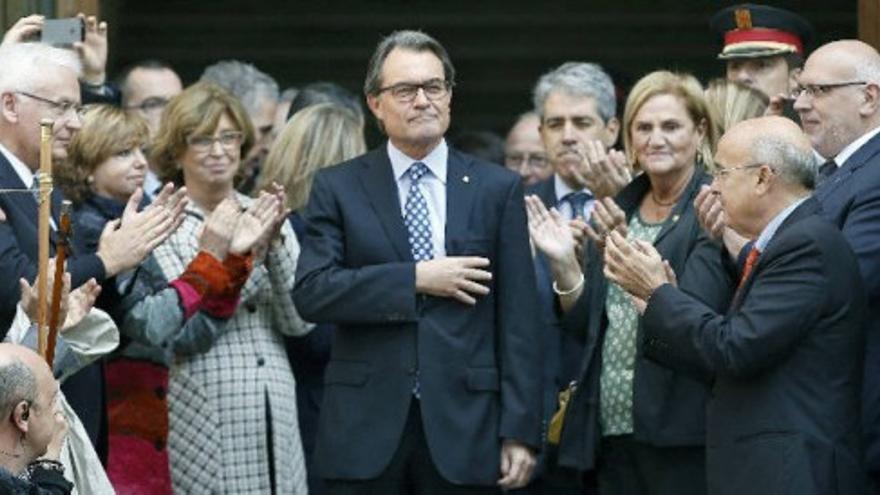 Artur Mas finaliza su declaración por el 9N