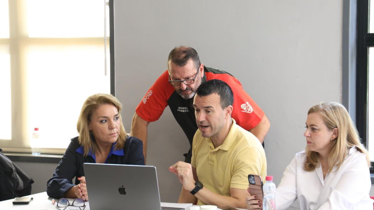 Susana Camarero, Vicent Mompó y Natàlia Enguix.