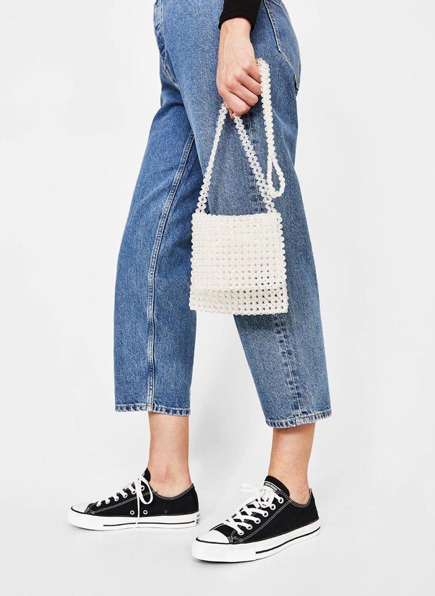 Bolso transparente de Bershka