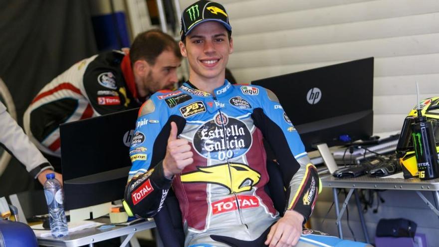 Joan Mir corre este año el Mundial de Moto2 con el equipo Estrella Galicia 0&#039;0.