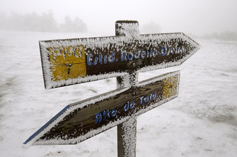 Un manto de nieve para recibir a la primavera