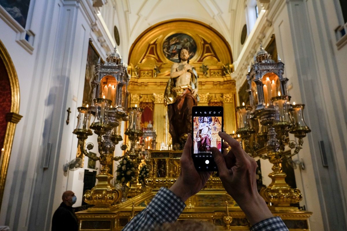 Domingo de Resurrección en la iglesia de San Julián, sede de la Agrupación de Cofradías