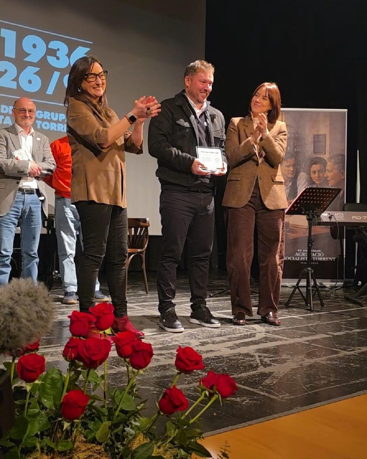 Nati Fajardo, Andrés Campos y Diana Morant.