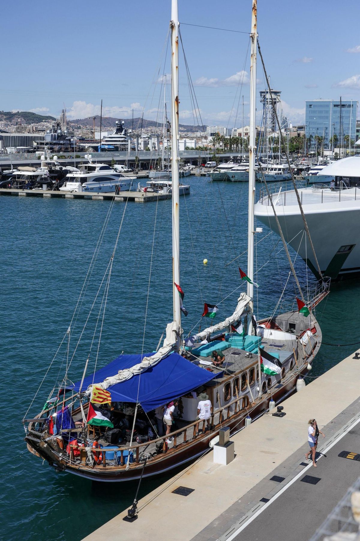 La Global Sumud Flotilla regresa a Barcelona y queda en el Puerto La Global Sumud Flotilla regresa a Barcelona y queda en el Puerto