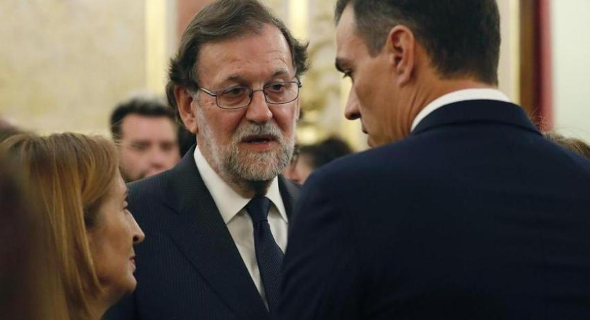Rajoy con Sánchez Rajoy con Sánchez