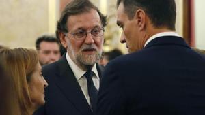 Rajoy con Sánchez