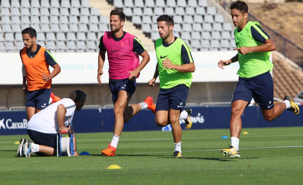 La plantilla blanquiazul vuelve al trabajo para preparar su próximo encuentro, ante el CD Leganés