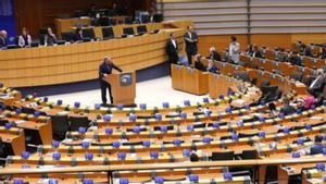 L’hemicicle del Parlament Europeu, ahir a Brussel·les. | OLIVIER HOSLET / EFE