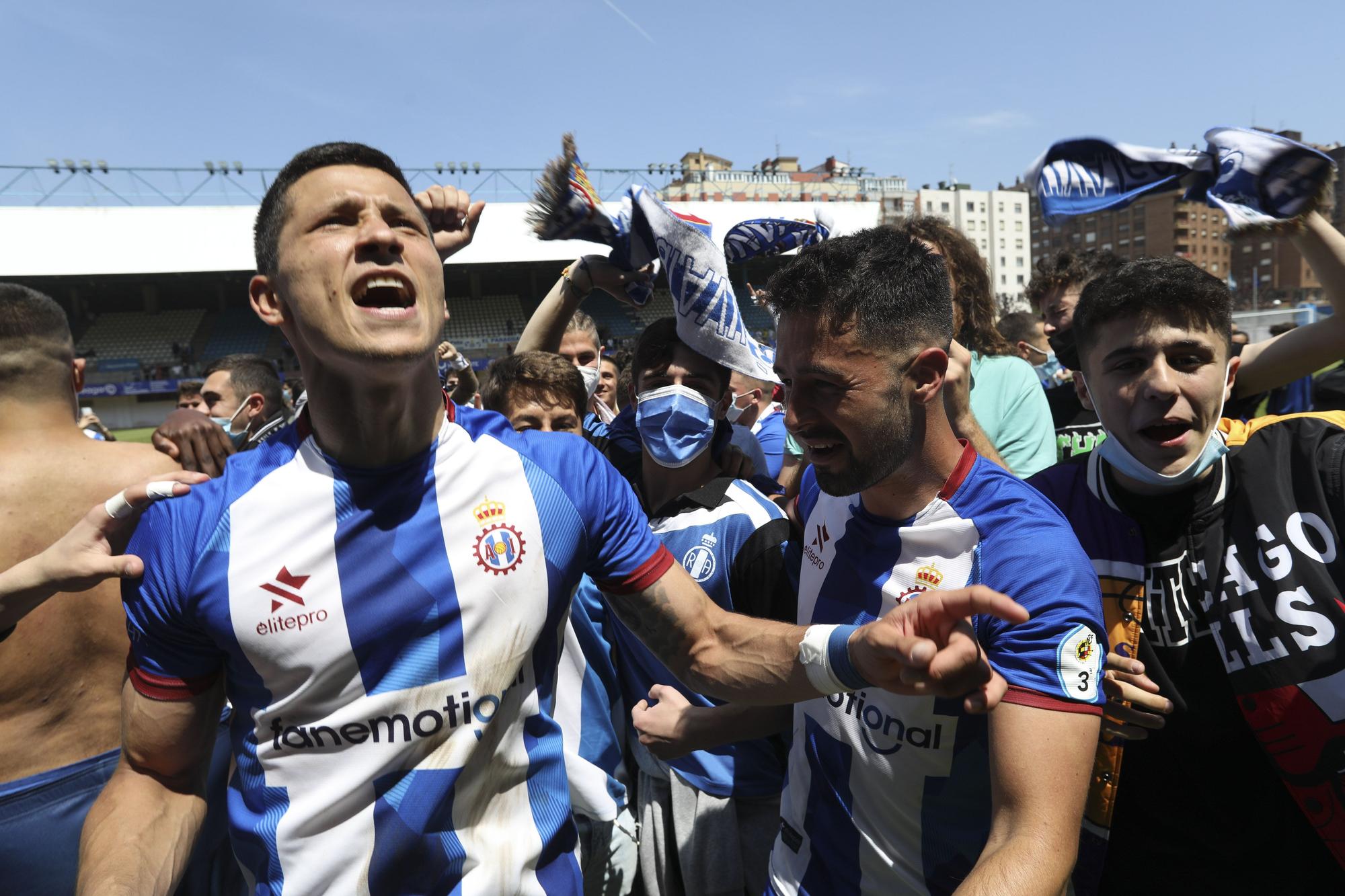 La celebración del Real Avilés, en imágenes