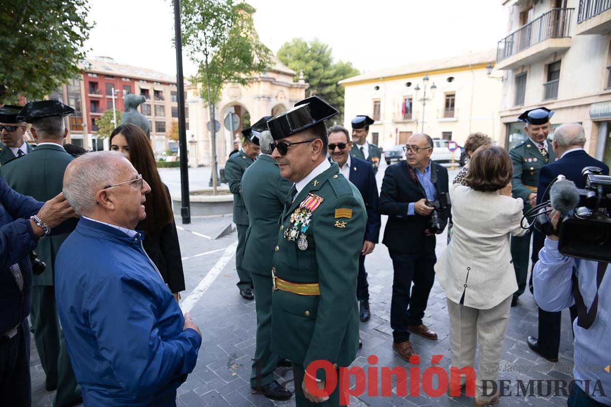 Celebración de la patrona de la Guardia Civil en Caravaca