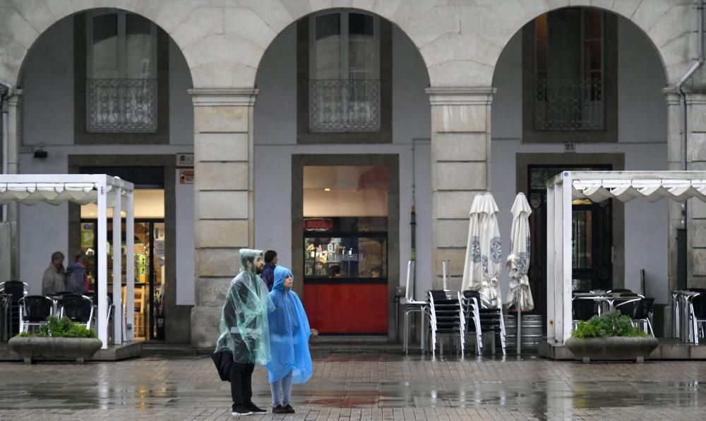 Lluvia de verano en A Coruña