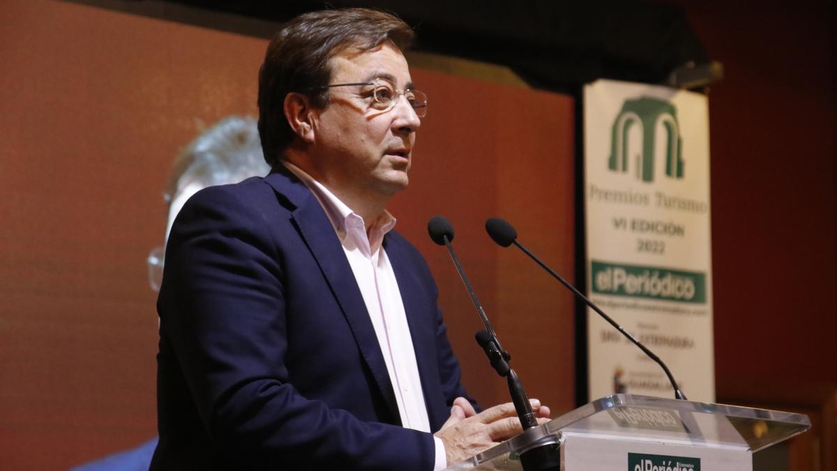 Guillermo Fernández Vara, presidente de la Junta de Extremadura.