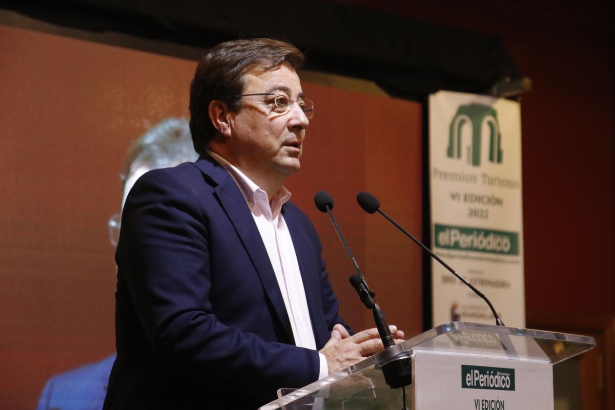 Guillermo Fernández Vara, presidente de la Junta de Extremadura.