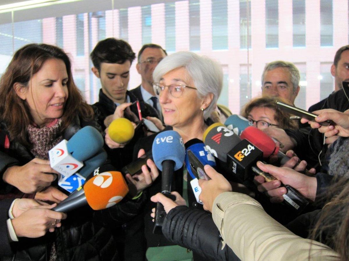 22 DE NOVIEMBRE DEL 2018. La fiscal general del Estado MarÃa José Segarra en la Ciutat de la Justicia de Barcelona. 22 DE NOVIEMBRE DEL 2018. La fiscal general del Estado MarÃa José Segarra en la Ciutat de la Justicia de Barcelona.