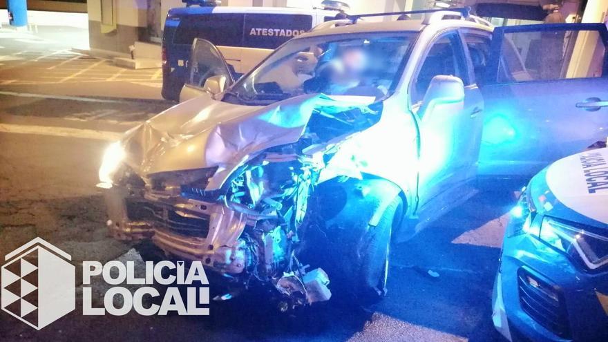 Persecución de película en Canarias: huída a gran velocidad con embestidas a coches de la Policía