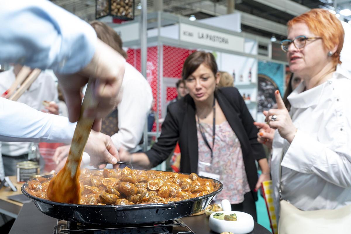 Escargots’ de la firma polaca en la feria Alimentaria 2024.