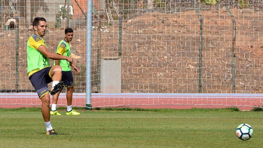 Pedro Bigas, durante un entrenamiento en El Hornillo.