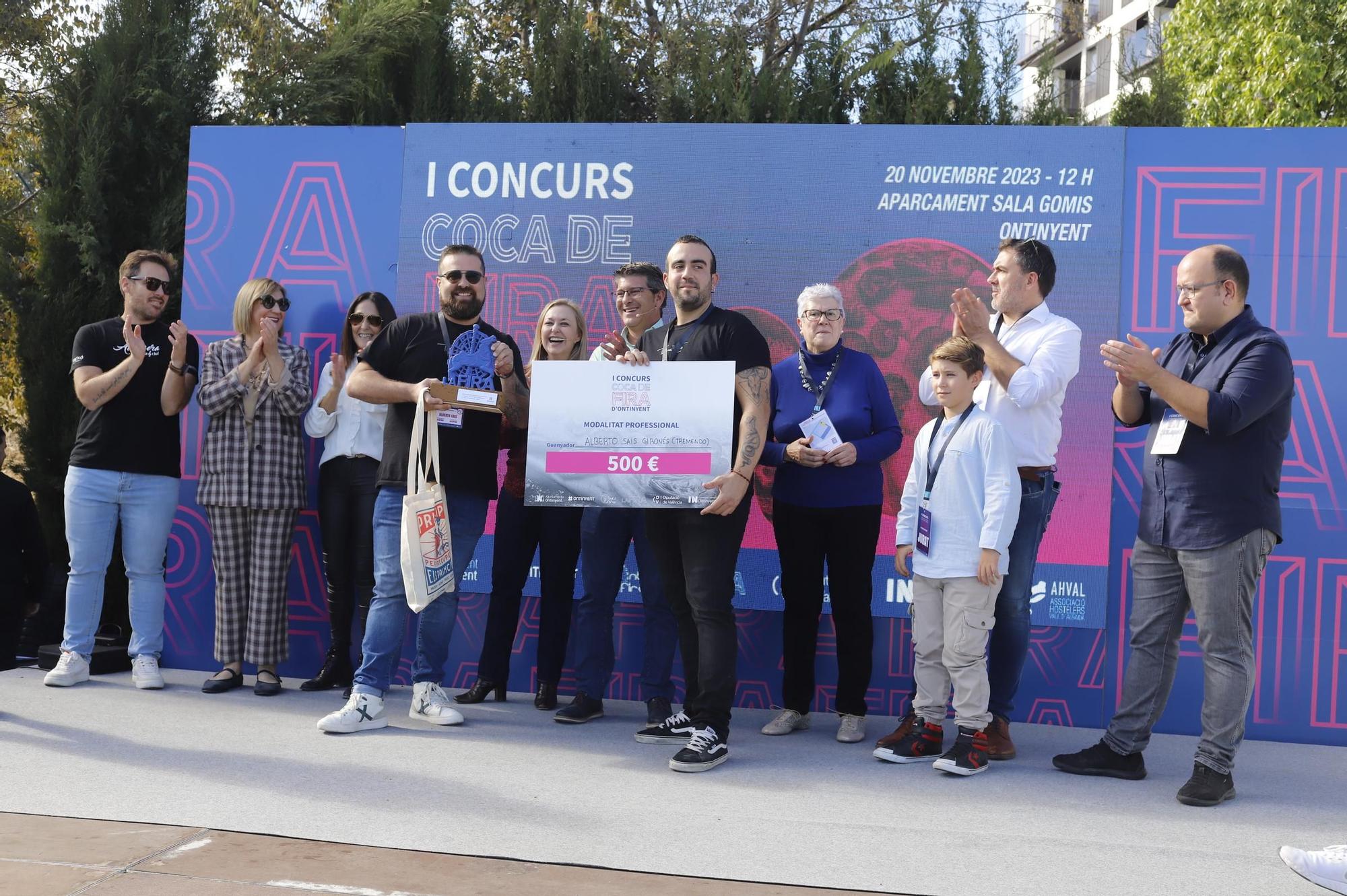 El primer concurso de 'Coca de Fira' de Ontinyent