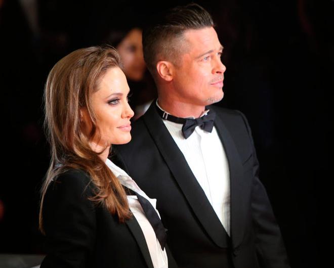 'Couple twinning': look de Angelina Jolie y Brad Pitt en los British Academy Film Awards 2014