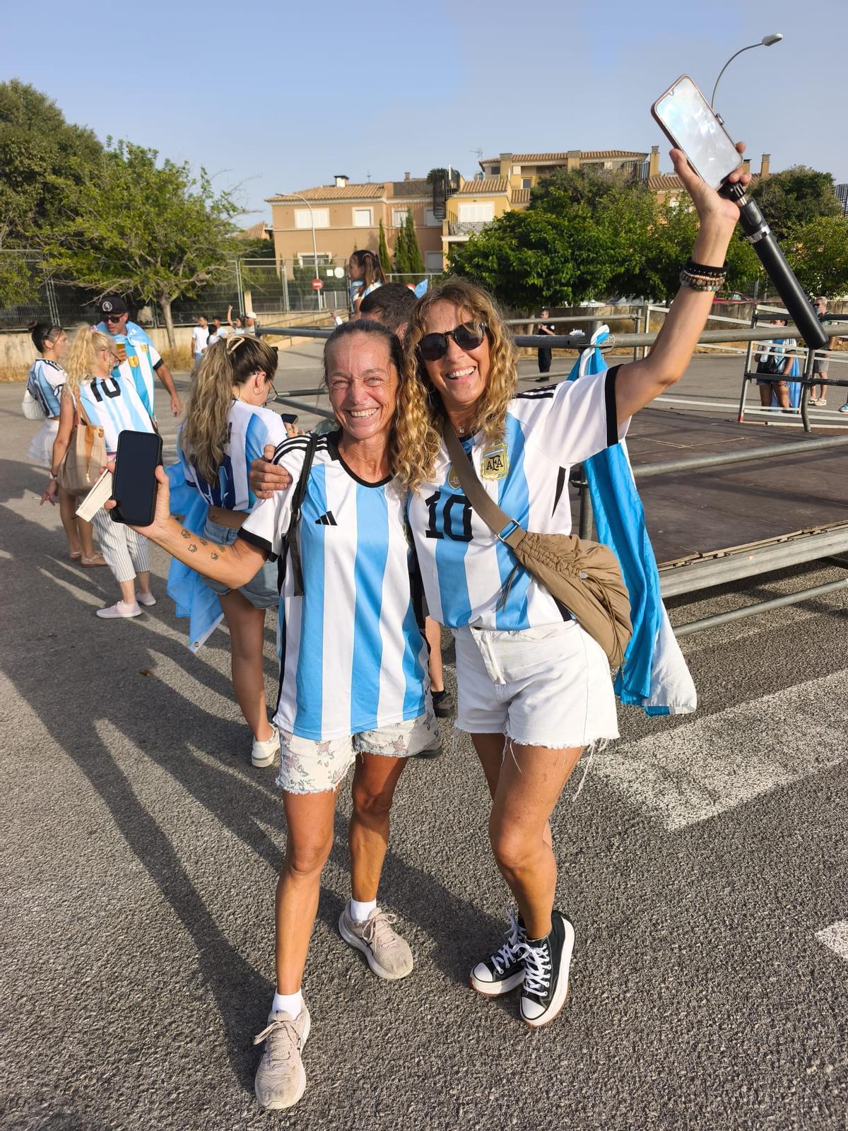 La final del Mundial, en Mallorca: La 'fan zone' de Argentina en Son Moix