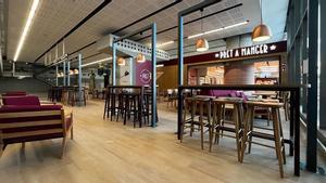 El restaurante Pret A Manger en el aeropuerto de Malaga.