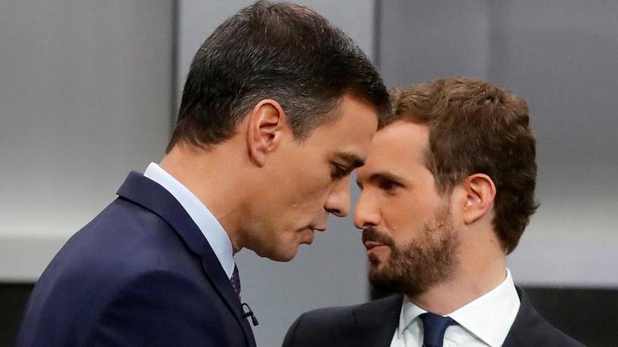 El presidente Sánchez visita Los Alcázares  y Pablo Casado va a Murcia y Cartagena