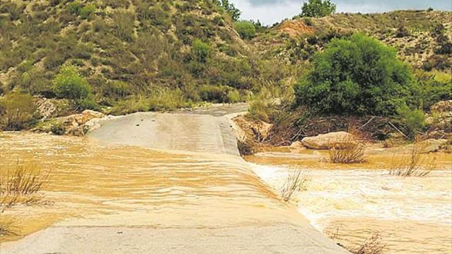 El nuevo frente de lluvias llega a los 100 litros en el Baix Maestrat