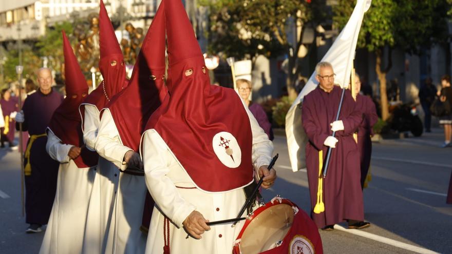 Una procesión del Jesús del Silencio, como las de antes en Vigo