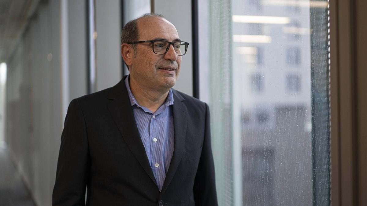 José Luis Duran, nuevo presidente de la Agencia FPCat, en su despacho en Barcelona.