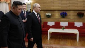 Arranca ceremonia de bienvenida para Vladímir Putin en Pionyang