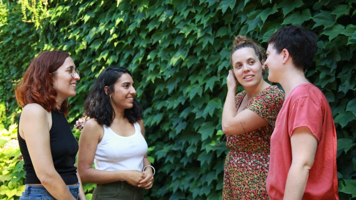 Emma Quesada, Gina Cortés, Sara Oliver i Ester Pagès