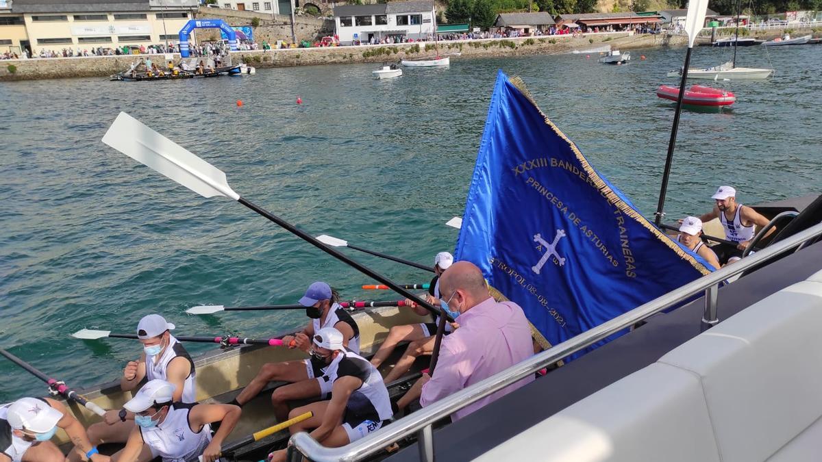 Castropol acoge la XXXIII Bandera Princesa de Asturias de Traineras