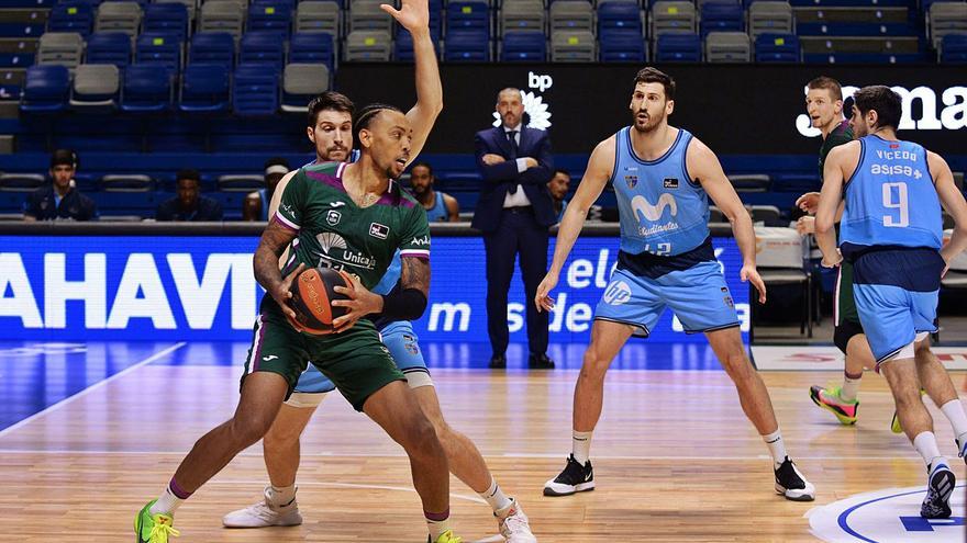 Malcolm Thomas jugó el sábado contra el Movistar Estudiantes su primer partido con la camiseta del Unicaja.